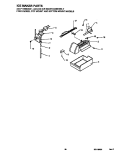 ICE MAKER Diagram and Parts List for TR22S4W P1196202W W Amana Refrigerator
