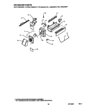 ICE MAKER Diagram and Parts List for TR22S4W P1196202W W Amana Refrigerator