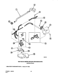 GAS VALVE, IGNITER & GAS CONVERSION KITS Diagram and Parts List for LGS33AW PLGS33AW Speed Queen Dryer