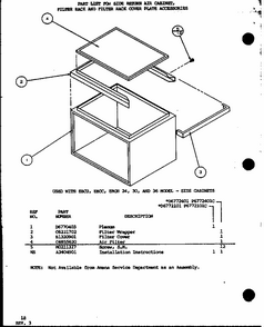 (d6772101/p6772101c) (d6772401/p6772401c) Diagram and Parts List for D6777101 P6777101 Amana Air Conditioner