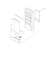 Microwave Control Panel Parts Diagram and Parts List for JMC5200BAW14  Jenn-Air Microwave