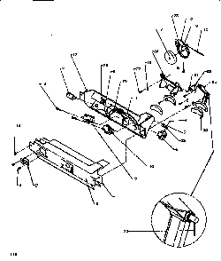 Ice & Water Cavity Diagram and Parts List for SSD522NBW-P1181001WW  Amana Refrigerator