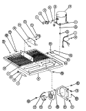 CONDENSER Diagram and Parts List for TL22N P1106215W Amana Refrigerator
