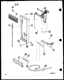 Page 4 Diagram and Parts List for RRL-9TA P7521301M Amana Microwave