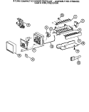 8 CUBE COMPACT ICE MAKER Diagram and Parts List for TL20N P1106213W Amana Refrigerator