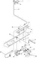 GAS SUPPLY Diagram and Parts List for ARGS7650E P1130755N E Amana Range