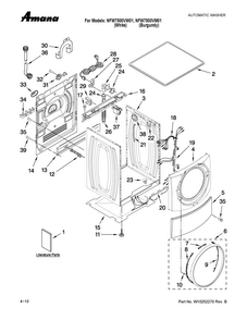 Part Location Diagram of W10211354 Whirlpool NLA PART