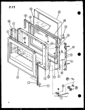 Page 1 Diagram and Parts List for MVH-9T P7540901M Amana Microwave