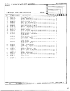 Refrigerator-unit Compartment And System Page 3 Diagram and Parts List for 20591  Maytag Refrigerator