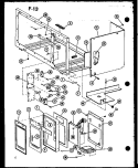 Page 2 Diagram and Parts List for MVH-9T P7540901M Amana Microwave