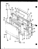 Part Location Diagram of D7410801 Whirlpool Inner Door Panel