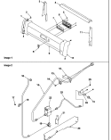 BACKGUARD AND GAS SUPPLY Diagram and Parts List for ARG7600W P1143332N W Amana Range