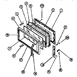 Part Location Diagram of R0713014 Maytag INSTALLATION INSTR