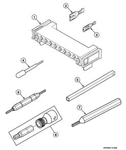 Tools Diagram and Parts List for SDE307WF1500  Speed Queen Dryer