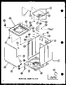 Section 8 Diagram and Parts List for LWD773 P7804717W W Amana Washer