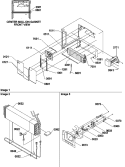 Evaporator and Fan Motor Assemblies Diagram and Parts List for TS22VW P1306502W W Amana Refrigerator