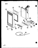 Page 6 Diagram and Parts List for CRRL-9TC P7553305M Amana Microwave