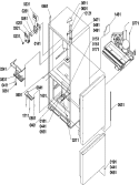 Part Location Diagram of 12446501 Whirlpool HINGE- CTR