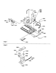 Machine Compartment/h.v. Box Assy. Diagram and Parts List for SB21VPSE-P1315603WE  Amana Refrigerator