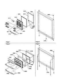 Door Assemblies Diagram and Parts List for BCI20TL-P1309701WL  Amana Refrigerator