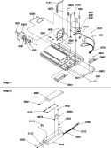 MACHINE COMPARTMENT & MUFFLER ASSY. Diagram and Parts List for SBDE21VPSE P1317202W E Amana Refrigerator