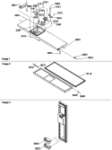 Freezer Door Diagram and Parts List for SCD23VBL P1315305W L Amana Refrigerator