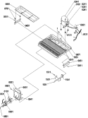 Machine Compartment Assy Diagram and Parts List for SCD23VBL P1315305W L Amana Refrigerator