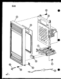 Page 6 Diagram and Parts List for RRL-10TD P7559401M Amana Microwave