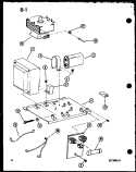 Page 4 Diagram and Parts List for RR-800 P7559201M Amana Microwave