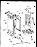 Page 5 Diagram and Parts List for RR-800 P7559201M Amana Microwave