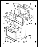 Page 3 Diagram and Parts List for RR-1000 P7541403M Amana Microwave