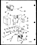 Page 4 Diagram and Parts List for RR-1000 P7541403M Amana Microwave