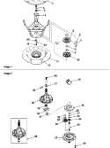 Part Location Diagram of 38165P Speed Queen TRANSMISSION ASSY 710RPM