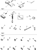 CONNECTION BLOCKS AND EXTRACTOR TOOL Diagram and Parts List for LWA90AL PLWA90AL Amana Washer