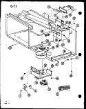 Page 2 Diagram and Parts List for RL-3 P7558904M Amana Microwave