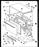 Part Location Diagram of C3671304 Whirlpool DOOR HANDLE PNTD