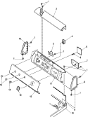 Part Location Diagram of 504170 Whirlpool SUPPORT, CONTROL PANEL
