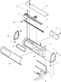 Part Location Diagram of 500529L Whirlpool PANEL, GRAPHICS