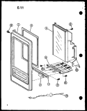 Part Location Diagram of C8870601 Whirlpool AIR DEFLECTOR CONTROL