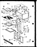 Part Location Diagram of B8356801 Whirlpool BRACE OVEN SIDE-L- K