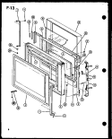 Part Location Diagram of D7412302 Whirlpool DOOR LENS NLA