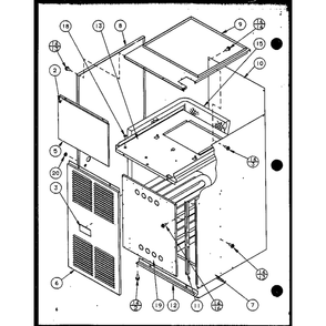 Diagram 9 Diagram and Parts List for GCI140A35C P9811216F Amana Furnace