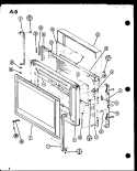 Part Location Diagram of D7412303 Whirlpool LENS DOOR