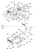 Ice Maker / Control Assy Diagram and Parts List for SRDE528VW P1320403W W Amana Refrigerator
