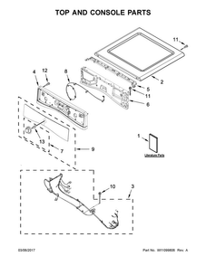 Part Location Diagram of W10868948 Whirlpool Installation instructions