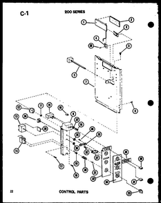 Section 2 Diagram and Parts List for 218-3K P67535-5R Amana Air Conditioner