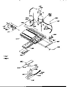 Machine Compartment Diagram and Parts List for 57089-P1190814WE  Amana Refrigerator