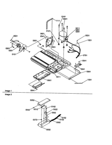 Machine Compartment Diagram and Parts List for SRD20S4W-P1190816WW  Amana Refrigerator