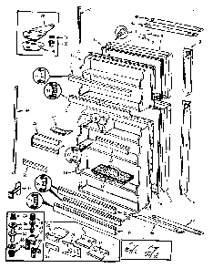 Refrigerator/doors Diagram and Parts List for JRT173RB M7D71A Jenn-Air Refrigerator