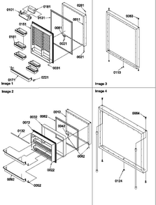 Door Assemblies Diagram and Parts List for BR22VW-P1321505WW  Amana Refrigerator
